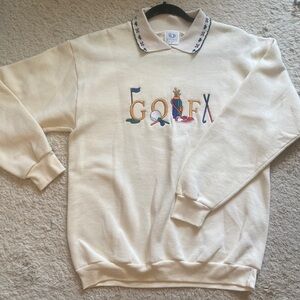 Vintage golf pullover